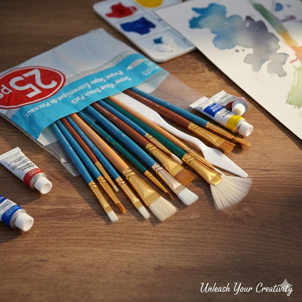 Artist's Loft 25pc brush pack